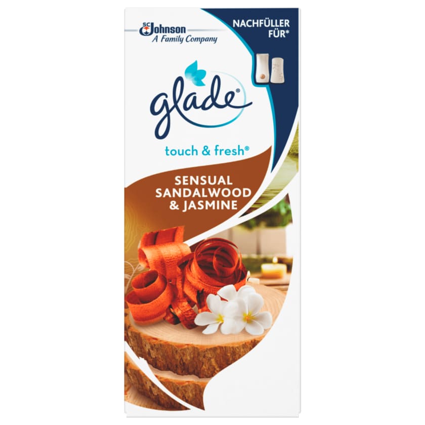 Glade Touch & Fresh Minispray Nachfüller Sensual Sandalwood & Jasmine